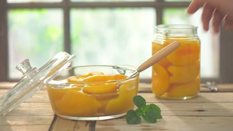 Yellow peaches Stock Footage 168602541