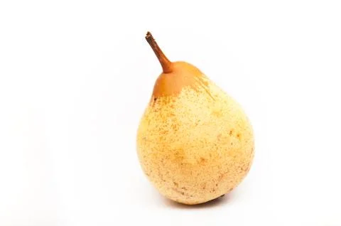Yellow pear isolated Stock Photos