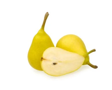 Yellow pear Stock Photos
