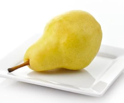 Yellow pear Stock Photos
