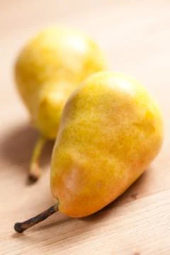 Yellow pear Stock Photos