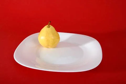 Yellow pear Stock Photos