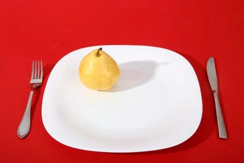 Yellow pear Stock Photos