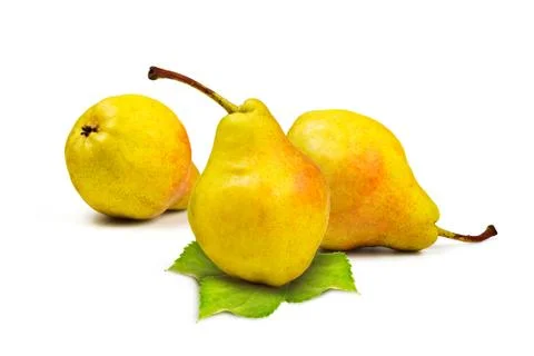 Yellow pear Stock Photos