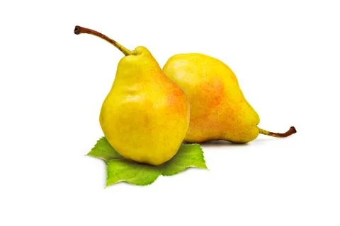 Yellow pear Stockfoto's