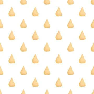 Yellow pear slice abstract pattern repeating background design Stock Illustration