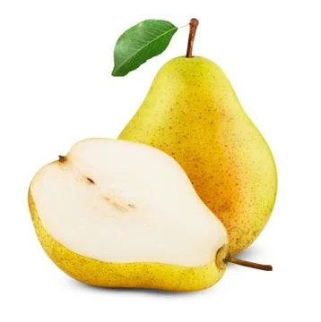 Yellow pears Stock Photos