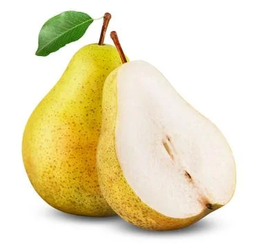 Yellow pears Stock Photos
