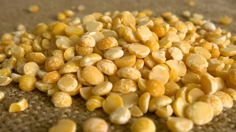 Yellow peas close up. Stock Footage 103137486