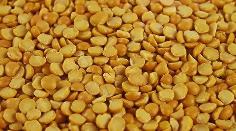 Yellow peas close up rotation, able to loop 库存影片 53357766