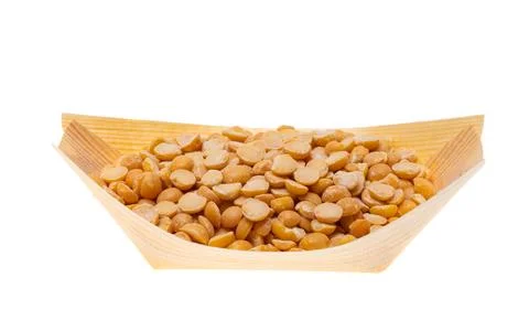 Yellow peas isolated Stock Photos