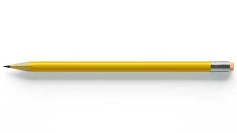 Yellow pencil Stock Photos