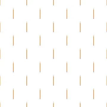 Yellow pencils repeating pattern creating a seamless background Stock Illustration