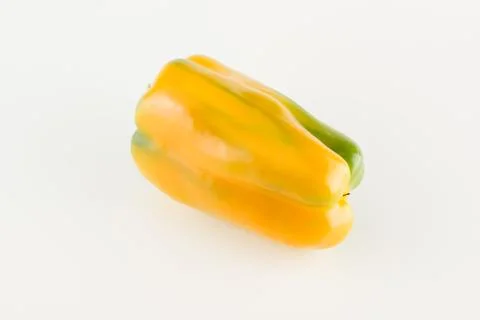 Yellow pepper isolated Stock Photos