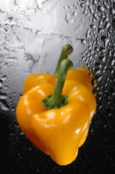Yellow pepper Foto stock