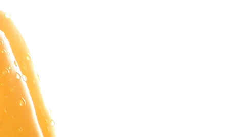 Yellow pepper rotates into and out of frame Stock Footage 46586152