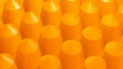 Yellow pile array Stock Footage 44565895