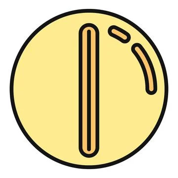 Yellow pill tablet icon representing pharmacy healthcare Stock Illustration