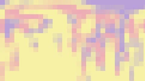 Yellow pink purple block pattern Stock Illustration