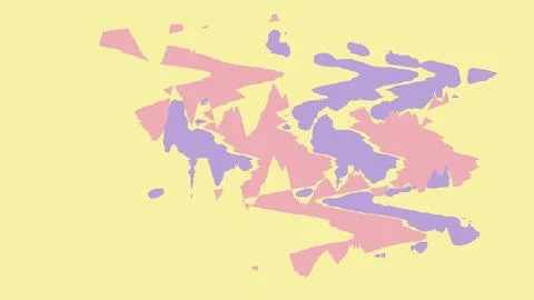 Yellow pink purple splash pattern 스톡 일러스트