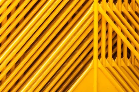 Yellow Pipes Structure Stock Photos