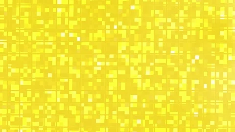 Yellow Pixel Grid Animation Background Loop. Stock Footage 286772940