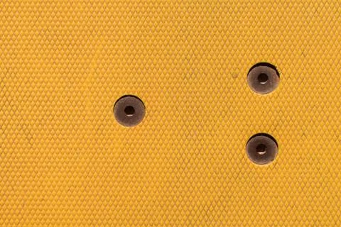 Yellow plastic background texture Stock Photos