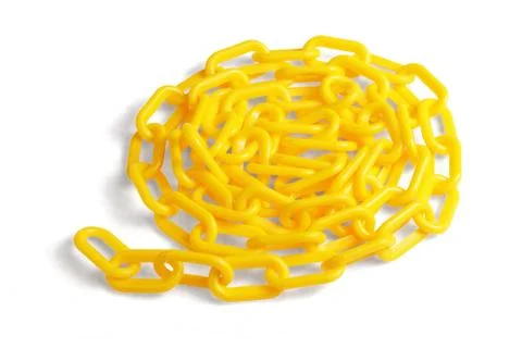 Yellow Plastic Chain Stock Photos