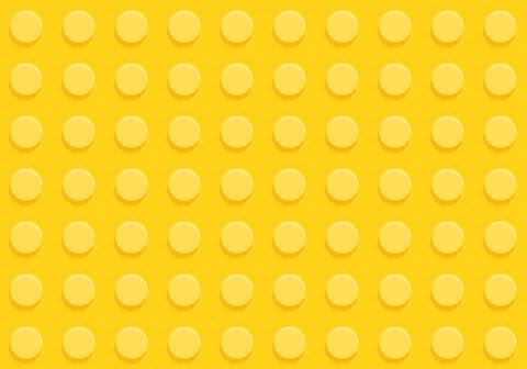 Yellow plastic construction plate pattern Stock Illustration