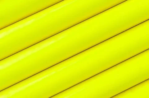 Yellow plastic tubing pattern texture background Stock Photos