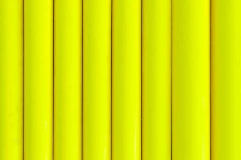 Yellow plastic tubing pattern texture background Stock Photos