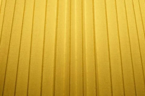 Yellow Pleated Textile Pattern Background Stock Photos