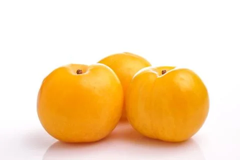 Yellow plum Stock Photos