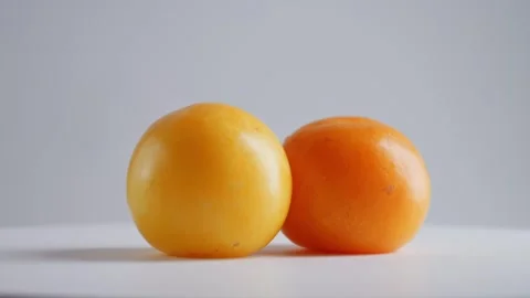 Yellow plums close up. Natural fruit for fresh juice. Stock Footage 304229684