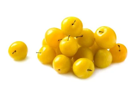 Yellow plums Stock Photos