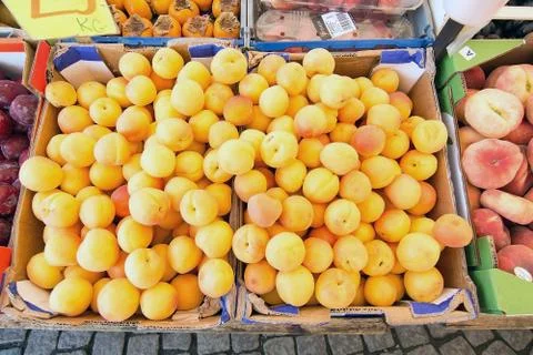 Yellow plums Stock Photos