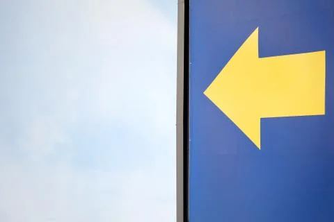 Yellow pointer 写真素材