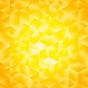 Yellow poligonal background Stock Illustration
