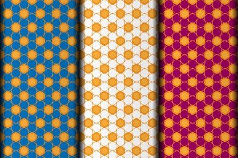 Yellow polygon style vector eps pattern design. Stock Illustration