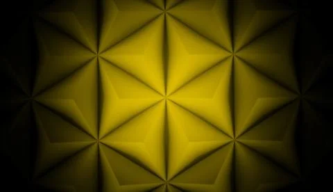 Yellow polygonal background Stock Illustration