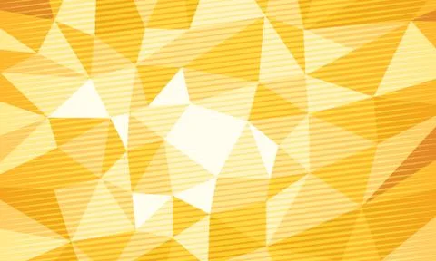Yellow polygonal background Illustrazione stock