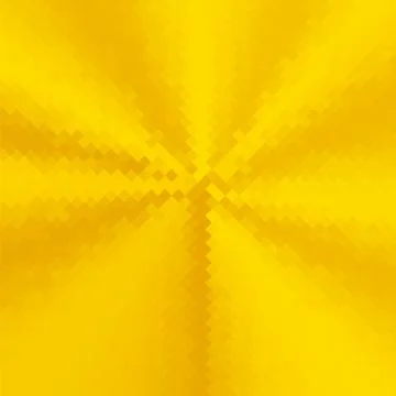 Yellow Polygonal Background. Rumpled Square Pattern. Low Poly Texture. Abstract Illustrazione stock