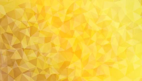 Yellow Polygonal Mosaic Background, Low Poly Style, Vector illustration, Busi 스톡 일러스트