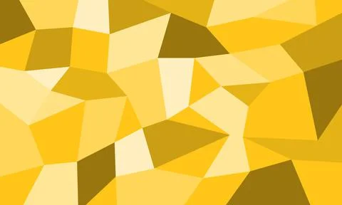 Yellow polygonal mosaic background, Vector design layout for business presentati Stock Illustration