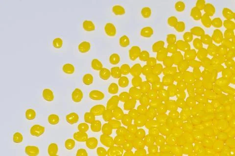 Yellow polymer Stock Photos