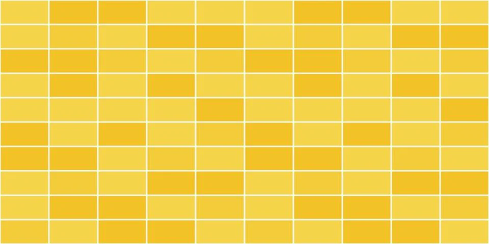 Yellow pool tile pattern background. Clean rectangle ceramic tiled grid for.. Stock Illustration
