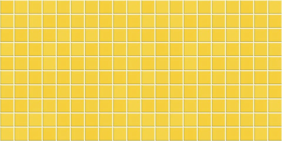 Yellow pool tile texture. Seamless square mosaic pattern. Bright ceramic gr.. 스톡 일러스트