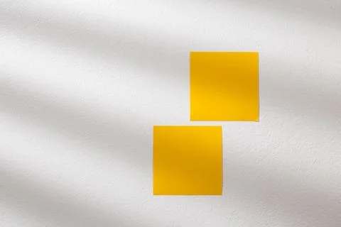 Yellow post it. Stock Photos