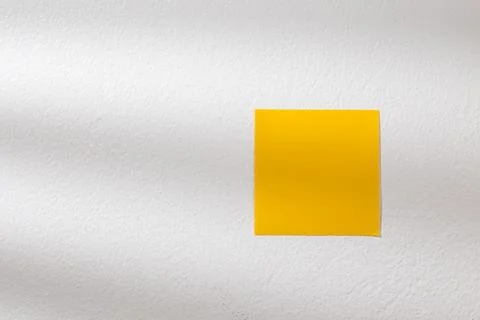 Yellow post it Stock Photos