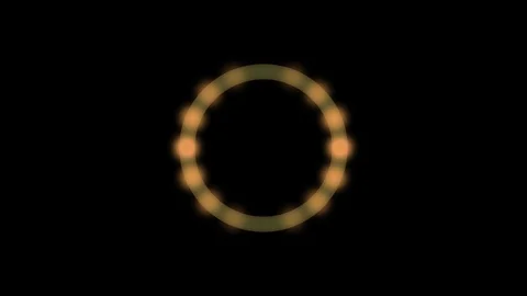 Yellow Preloader on Circle with Transparent Background Vidéo 86835732
